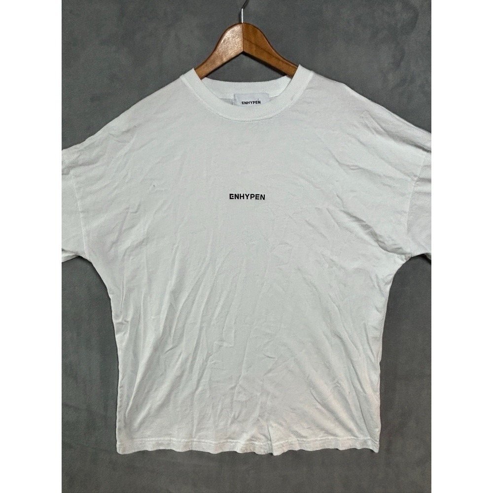 ENHYPEN WORLD TOUR MANIFESTO T-shirt Long Sleeve White Large